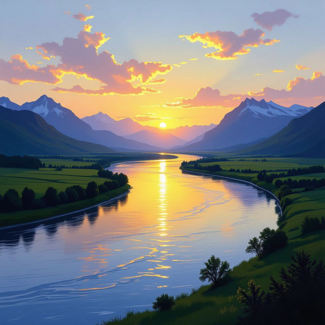 River Wallpapers - AI Generated gallery