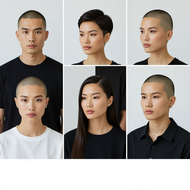 Buzz Cut Images - AI Generated Hairstyles gallery