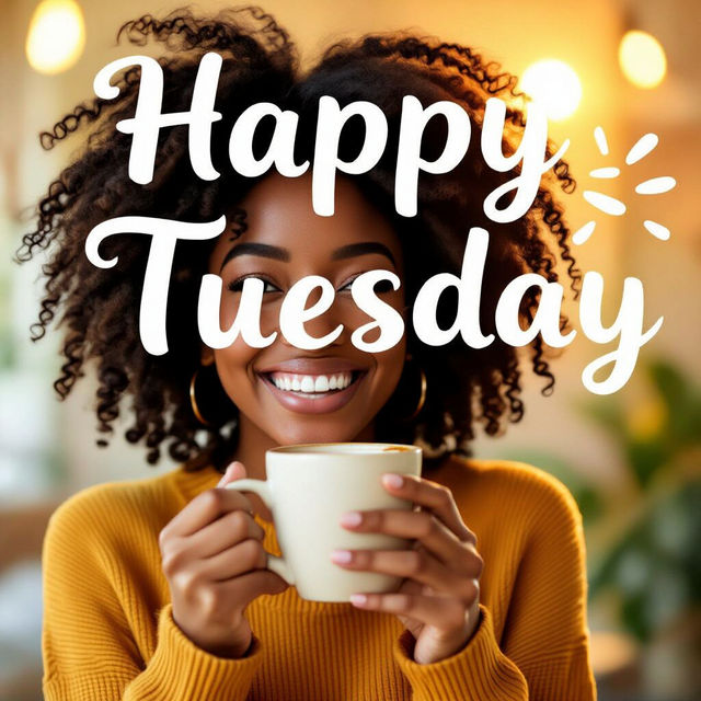 Happy Tuesday Black Woman Images gallery