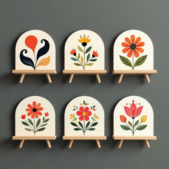 Picture Corner Holders - AI Generated gallery