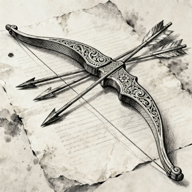 Bow Sketch - AI Generated Art gallery