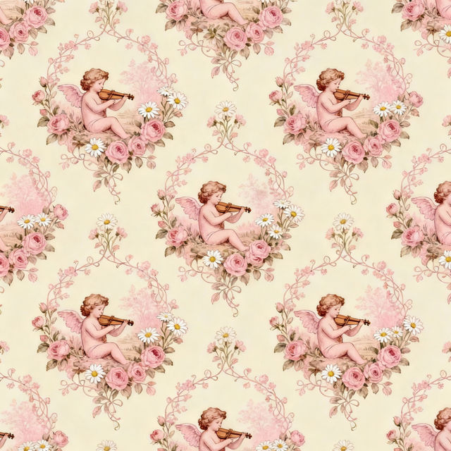 Pink Toile Wallpaper gallery