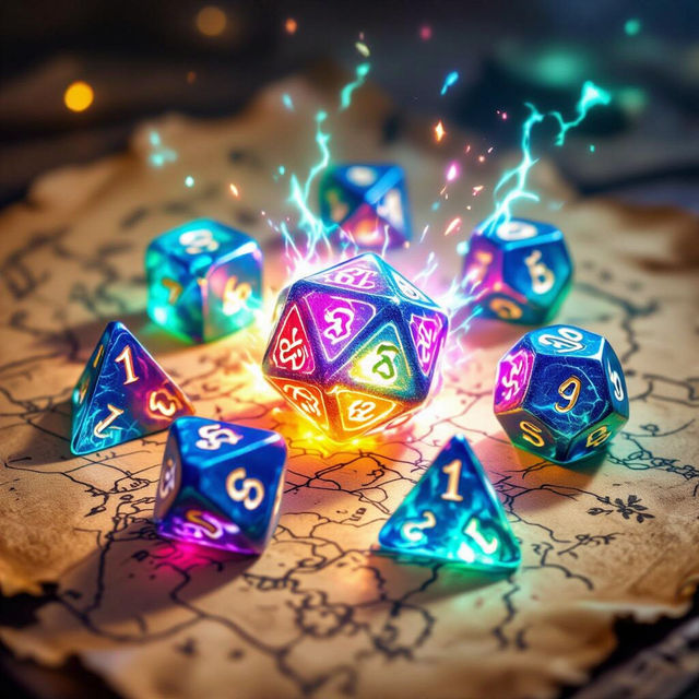 Dnd Dice Art gallery