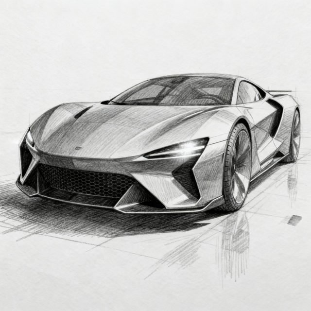 AI Car Drawings gallery