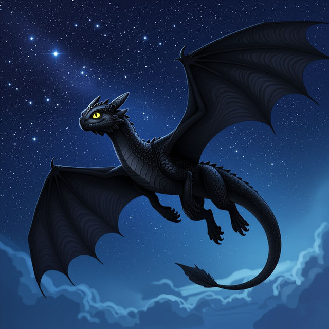 Night Fury Drawings - AI Generated gallery