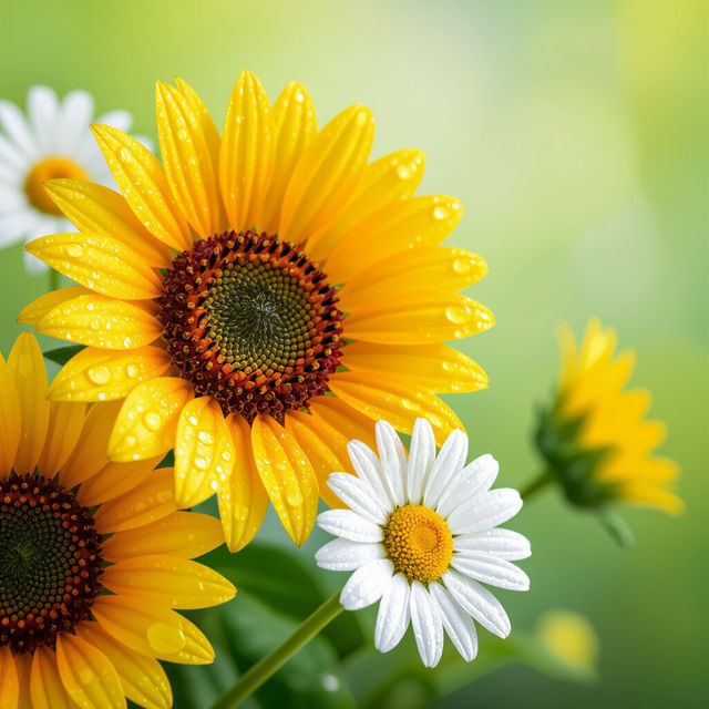 Yellow Floral Wallpaper gallery