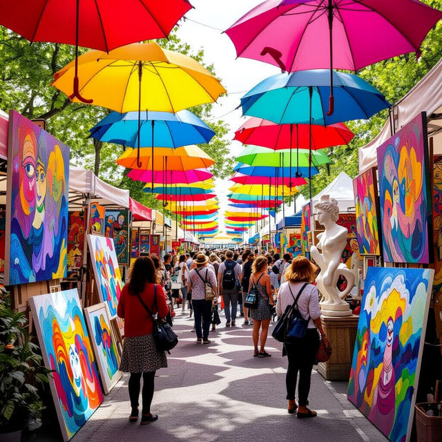 Umbrella Art Fair - AI Generated Art gallery