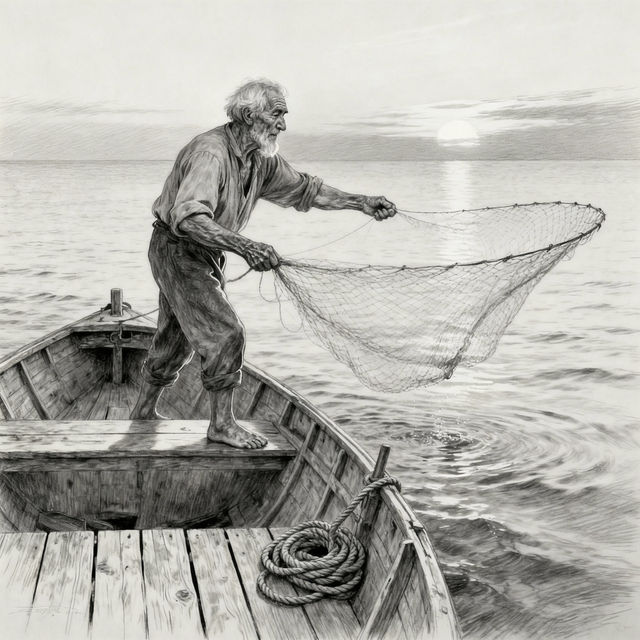 Fisherman Drawings gallery