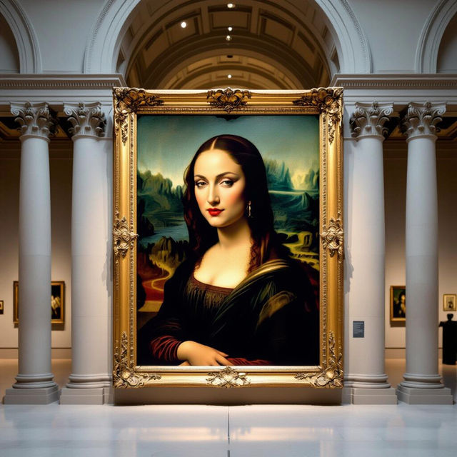 Madonna at the Yale Center For British Art gallery