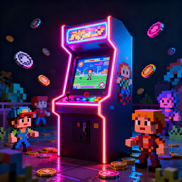 Arcade Drawings - Made With AI gallery