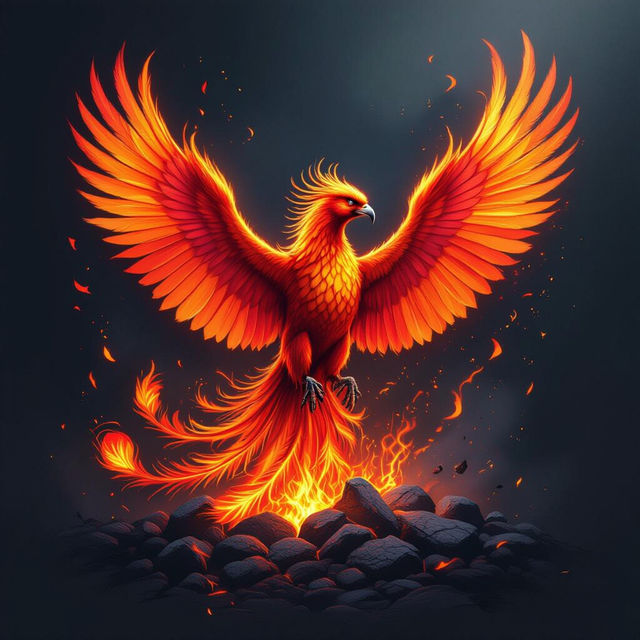 Realistic Phoenix Drawings - AI Generated gallery