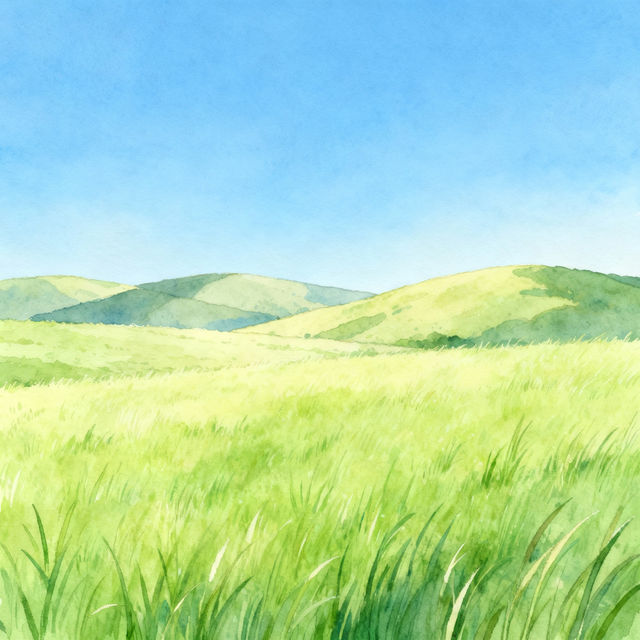 Grass Field Drawings - AI Art gallery