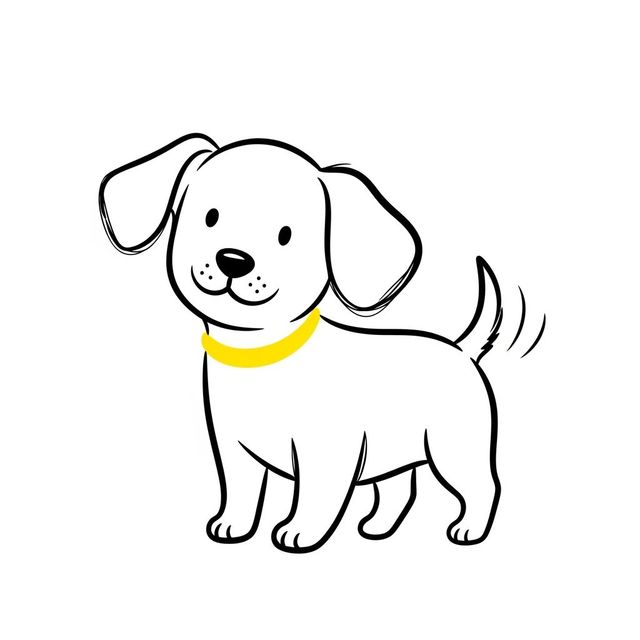 Easy Dog Drawing Gallery gallery