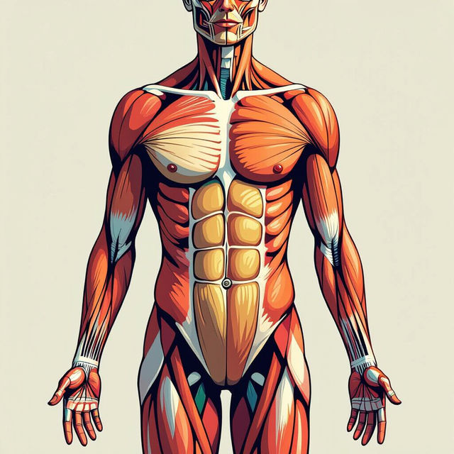 Picture Of Human Body - Generated By AI gallery