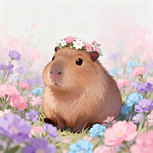 Kawaii Capybara Drawings gallery