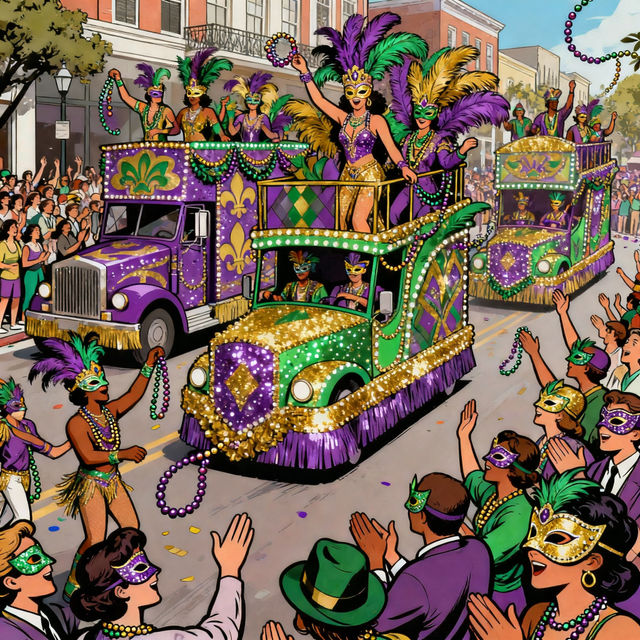 Mardi Gras Drawings gallery