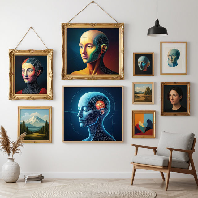 Hanging Pictures - AI Art gallery
