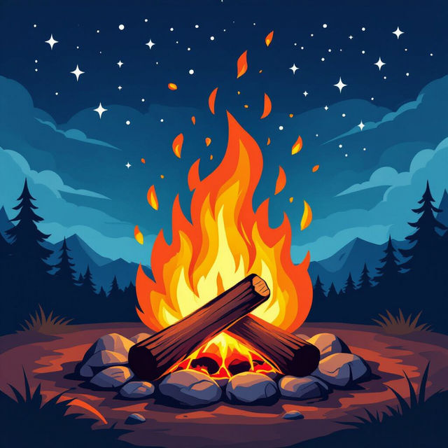 Clip Art Fire - Made With AI gallery