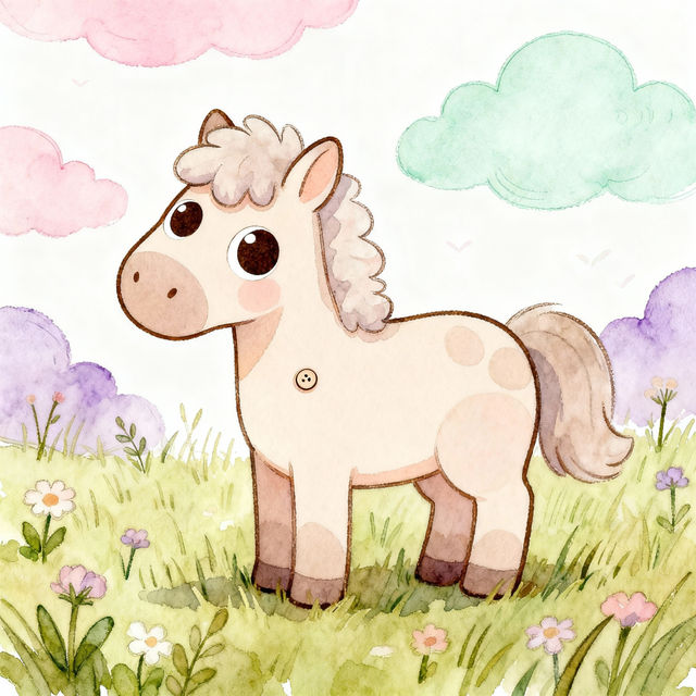 Easy Cute Horse Drawings - Made With AI gallery