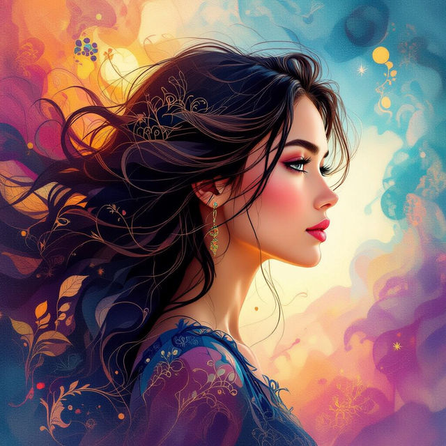 Side Profile Art - AI Generated gallery