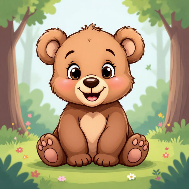 Easy Cute Bear Drawings gallery