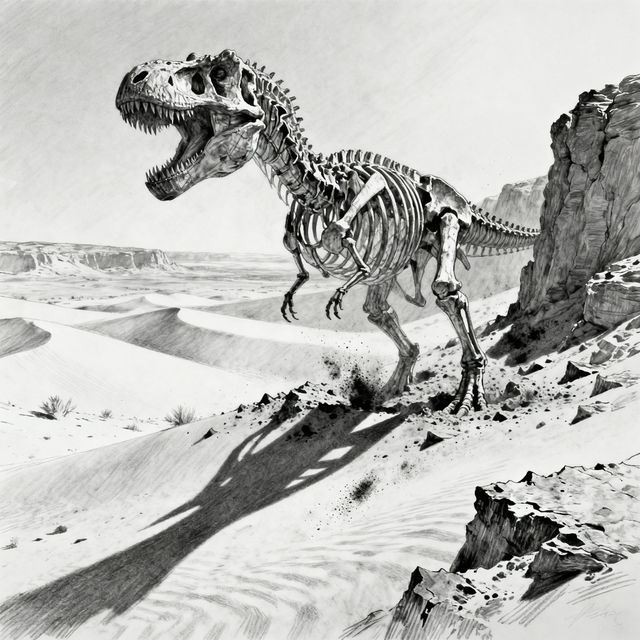 Fossil Drawings - Created with AI gallery