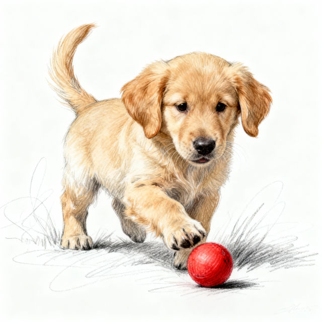 Drawing Of A Puppy gallery