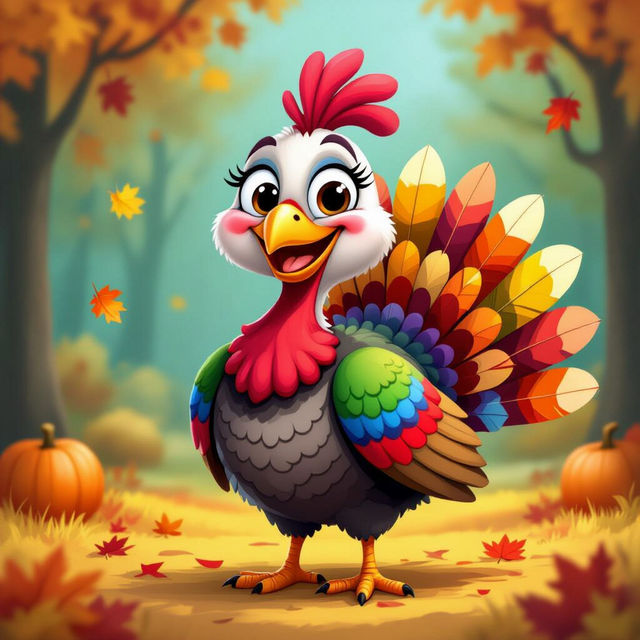 Turkey Cartoon Images - Made With AI gallery