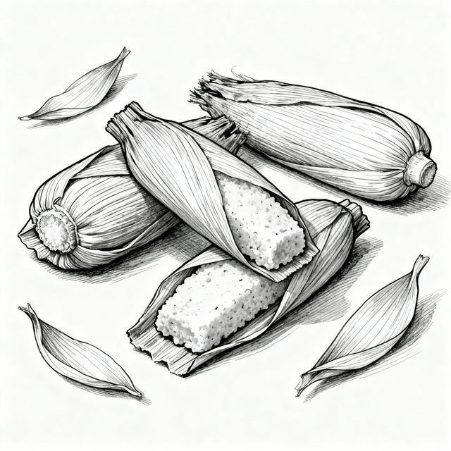 Tamales Drawing Easy gallery