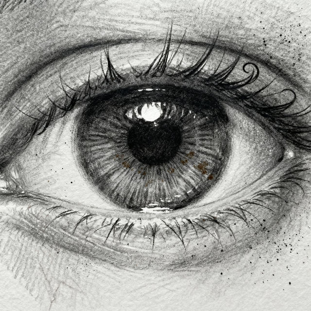 Sketch Eye Drawings - Made With AI gallery