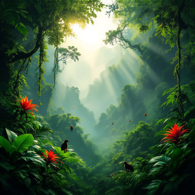 Rainforest Pictures - AI Generated gallery