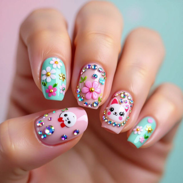 Cute Nail Art Designs gallery