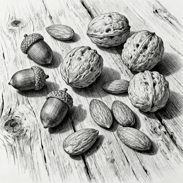 Nuts Drawing gallery