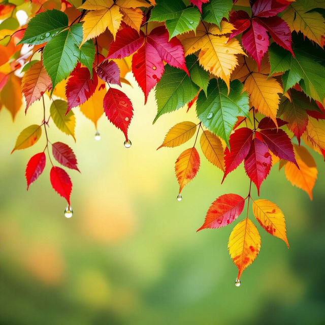 Leaves Wallpaper - AI Generated Art gallery