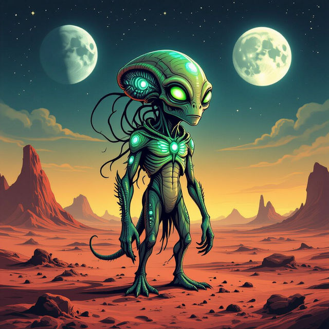 Drawing Of Alien gallery