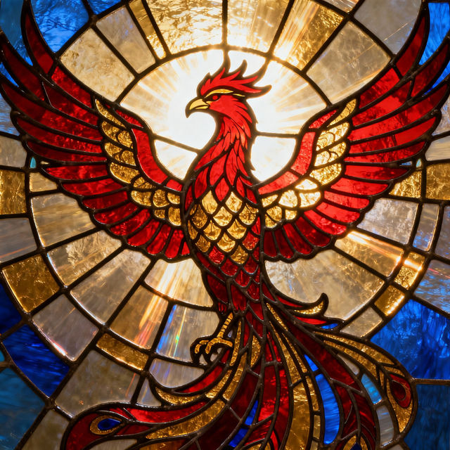 Stained Glass Drawings - AI Generated Art gallery