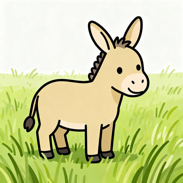 Donkey Easy Drawing gallery