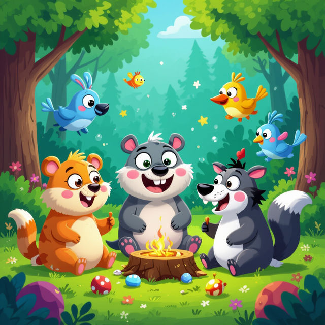 Funny Cartoon Images - Made With AI gallery