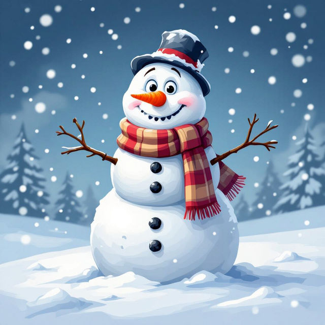 Picture Of A Snowman gallery