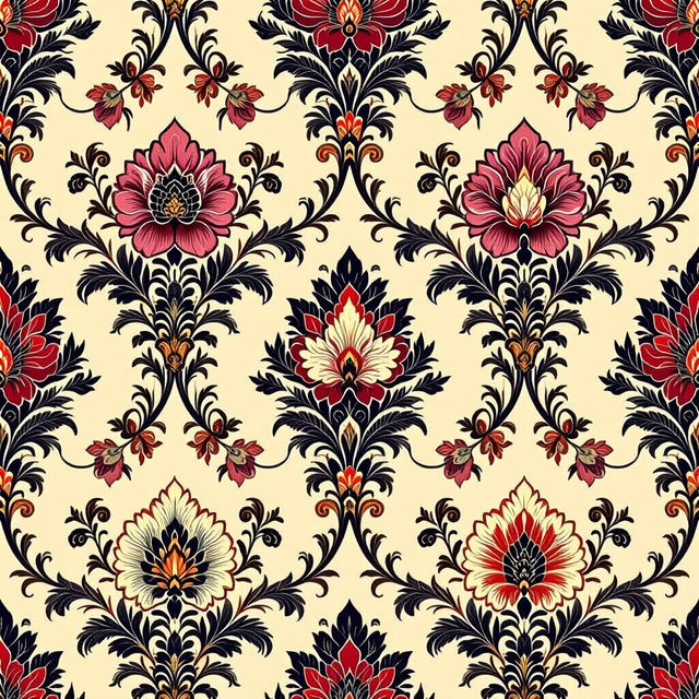 Victorian Wallpaper Patterns - AI Generated gallery