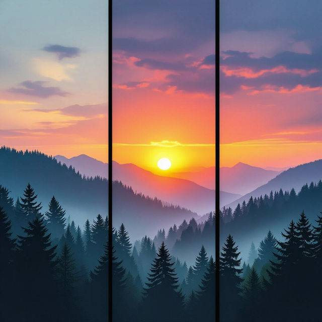 Multi Panel Wall Art - AI Generated gallery