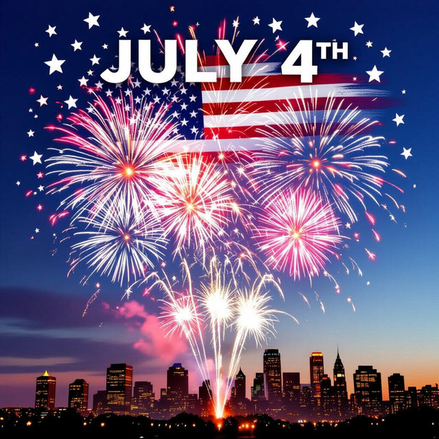 July 4th Fireworks Pictures - Free AI Art gallery