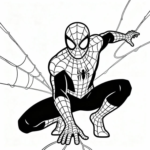 Spidey Drawing Easy gallery