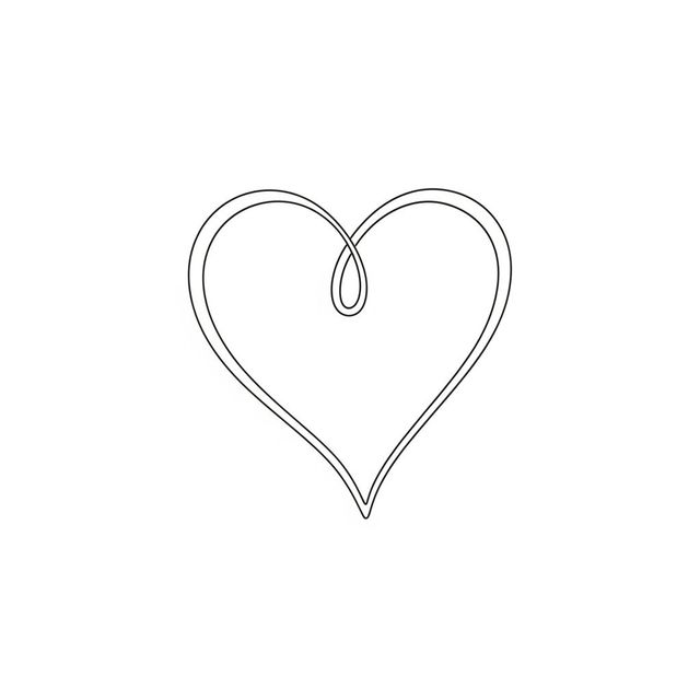 Simple and Easy Heart Drawing with AI gallery