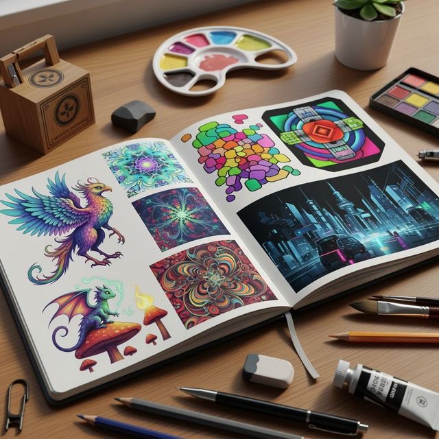 Explore Endless Drawing Ideas with AI gallery