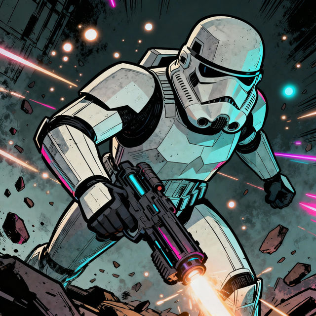 Stormtrooper Drawings - AI Generated gallery