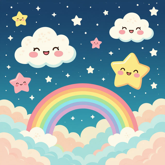 Pastel Kawaii Wallpaper - Made With AI gallery