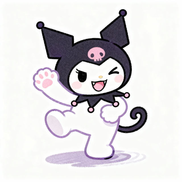 Easy Kuromi Drawing gallery