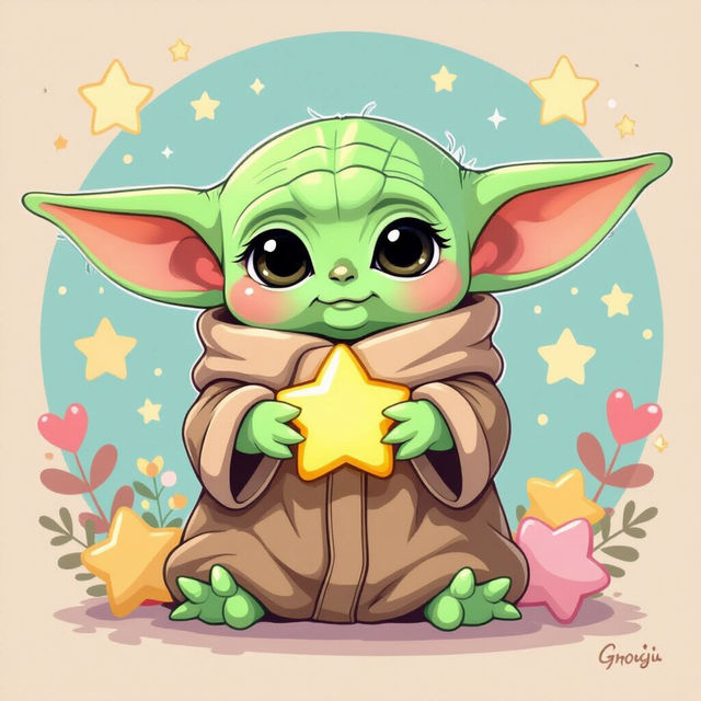Baby Yoda Clip Art gallery