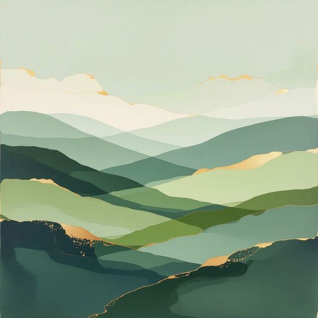 Sage Green Wall Art - AI Generated gallery